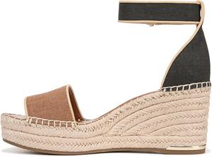 Женские сандалии на танкетке Franco Sarto Clemens из рафии, черный