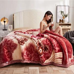 Fuanna Одеяло 150х200 см, двухслойное утолщенное, вес 2500 г, флис