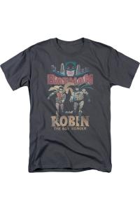 Футболка / футболка Batman Classic Tv Classic Duo с коротким рукавом для взрослых Gildan, цвет charcoal