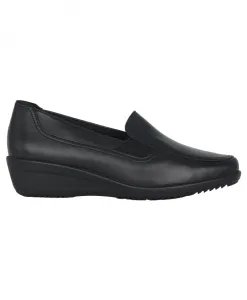 Женские лоферы широкого кроя - черные Ara, черный