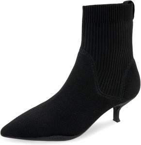 Женские ботильоны Aerosoles Lanita, Black Stretch Knit