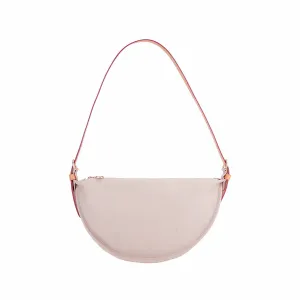 LONGCHAMP Женская сумка через плечо из овчины среднего размера глинисто-серого цвета