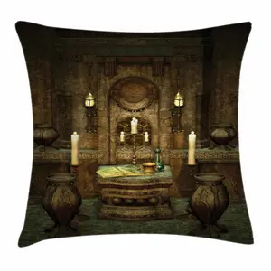 Чехол на подушку Abakuhaus, коричневый