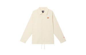 New Era Куртка унисекс, цвет экрю, с лацканами, средней толщины, другие