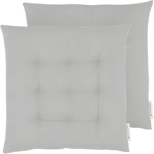 Подушка для сиденья Dove, однотонная, стеганая, 1 штука Tom Tailor Home, Mittelgrau + unifarben