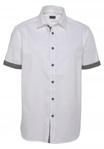 Рубашка на пуговицах стандартного кроя Bruno Banani, белый