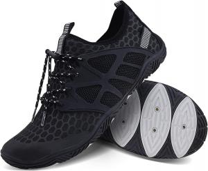 Обувь для воды MAYZERO для мужчин и женщин, для плавания и серфинга, пляжная и для бассейна, с широким носком, для походов, акваобувь, зимние домашние тапочки, черный