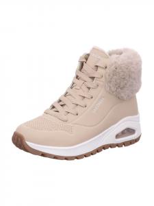 Коричневые ботинки на шнуровке Skechers