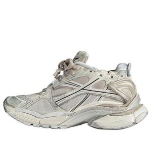 Кроссовки runner sneakers 'beige nylon suede-like fabric' Balenciaga, бежевый