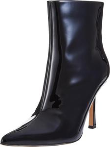Женские ботильоны на каблуке Gail от The Drop, Black Patent Pu