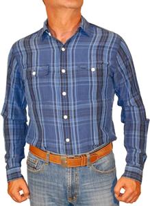 Ralph Lauren mens Button-down-shirts, Navy