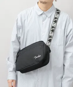 Мини-сумка через плечо Fender, черная, квадратная, горизонтальная