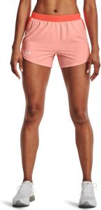 Женские беговые шорты Under Armour Fly by 2.0, Pink Sands (981)/Reflective