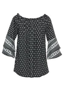 Блуза LASCANA, черный