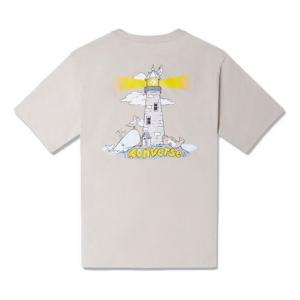 Футболка lighthouse t-shirt 'beige' Converse, бежевый
