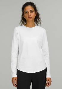Топ с длинными рукавами lululemon, белый