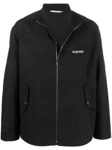 Куртка с камуфляжным принтом VALENTINO GARAVANI, черный