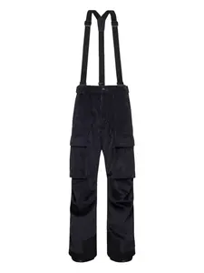 Вельветовые лыжные брюки Moncler Grenoble, синий