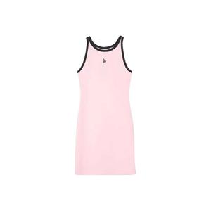 Футболка без рукавов женская светло-розовая MLB