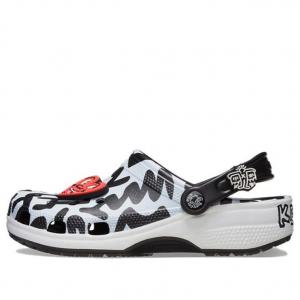 Сандалии Crocs x Keith Haring Classic Clog 'Black White', черный