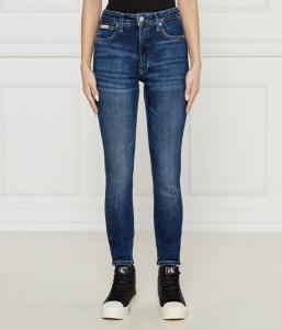 Джинсы Calvin Klein Jeans Skinny Fit на пуговице, синий