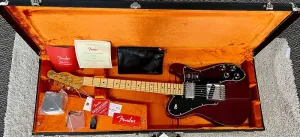 Гитара Fender American Vintage II 1977 Telecaster Custom, гриф из клена, винного цвета + чехол