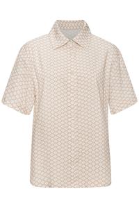 Пижамная рубашка LASCANA, цвет Nude/Light beige