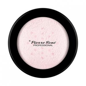 Профессиональная рассыпчатая пудра с естественным сиянием, оттенок 01, розовый, 10 г Pierre Rene