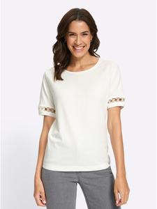 Рубашка с короткими рукавами цвета экрю WITT WEIDEN