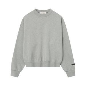 Свитер Fear of God Essentials Classic Fleece Crewneck, Concrete Heather