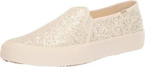 Женские модные кроссовки Keds Double Decker с блестками, кремовый