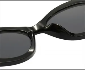 Овальные солнцезащитные очки для женщин в стиле ретро, ​​очки-«кошачий глаз» generic, Tea Tea