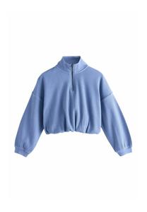 Толстовка Next LONG SLEEVE TEXTURED ZIP, Blue