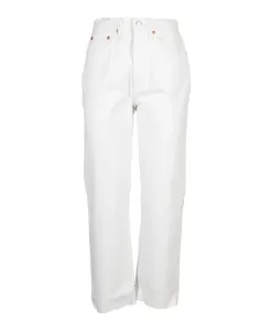 Джинсы из печной трубы Re/Done, белый