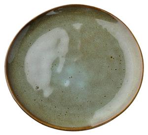 Десертная тарелка Mondex BASIC NATURE, зеленый - керамика - 21 x 2 x 21 см