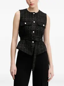 Жилет из твида Viola Joop!, черный