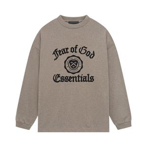 Футболка Fear of God Essentials Heavy Long-Sleeve Tee, Heather Grey