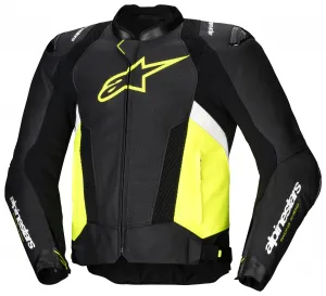 Кожаная куртка Missile V3 Airflow Alpinestars, мультиколор
