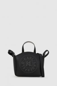 Кожаная сумка K/CIRCLE Karl Lagerfeld, черный