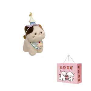 Три цветка плюшевая кукла Cat Dolls высота 23 см GUAIGUAIXIONG