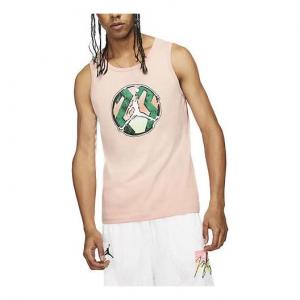Жилет Air Jordan Printing Round Neck Sleeveless Vest Pink
