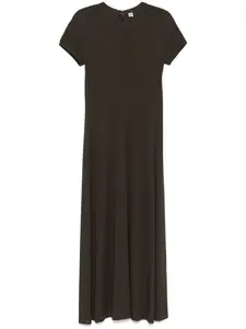 Платье макси из джерси TOTEME, зеленый