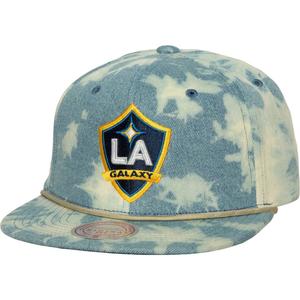 Мужская кепка Snapback Mitchell & Ness Blue LA Galaxy Acid Wash