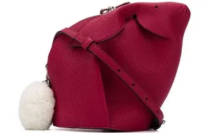 LOEWE Мини-кроссбоди из коровьей кожи для женщин в розовом цвете