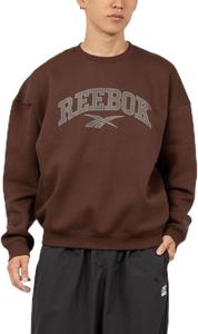 Мужская толстовка Reebok с большим логотипом, коричневый