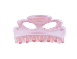 Французская заколка для волос розовая 4х7,5 см Framboisine