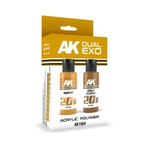 Набор Auryn & Gold Eclipse (2 x 60 мл), Paint - Dual Exo Sets (AK-Interactive)