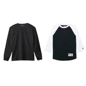 Повседневная спортивная одежда Unisex Champion, 2 шт (Черный + Черный с белыми рукавами)