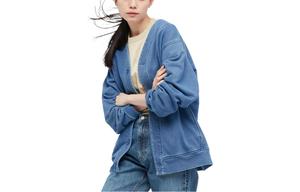 Свитшот Unisex Pink Blue UNIQLO, розовый