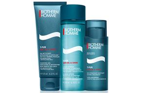 Набор для ухода за кожей мужской purifying skincare sets hydrating and moisturizing три предмета BIOTHERM